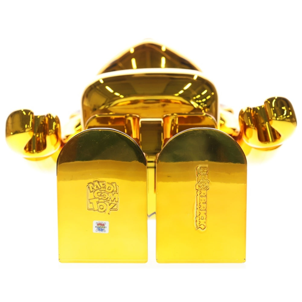 MEDICOM TOY(メディコムトイ) BE@RBRICK GARFIELD GOLD CHROME Ver. 1000% ベアブリック ガーフィールド フィギュア人形 ゴールド