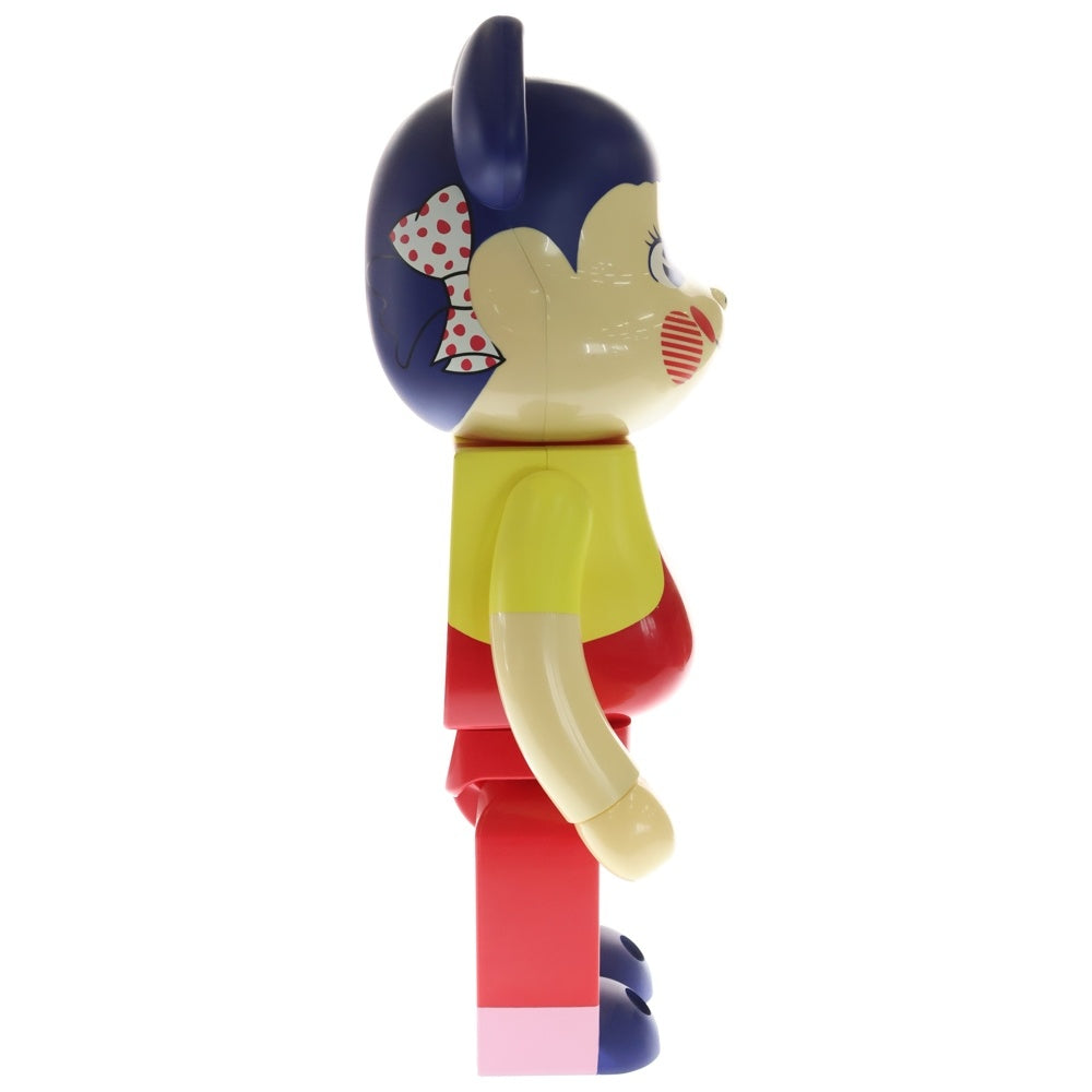 MEDICOM TOY(メディコムトイ) BE@RBRICK ベアブリック ホーロー看板 ペコちゃん 1000% フィギュア 人形 レッド/ベージュ