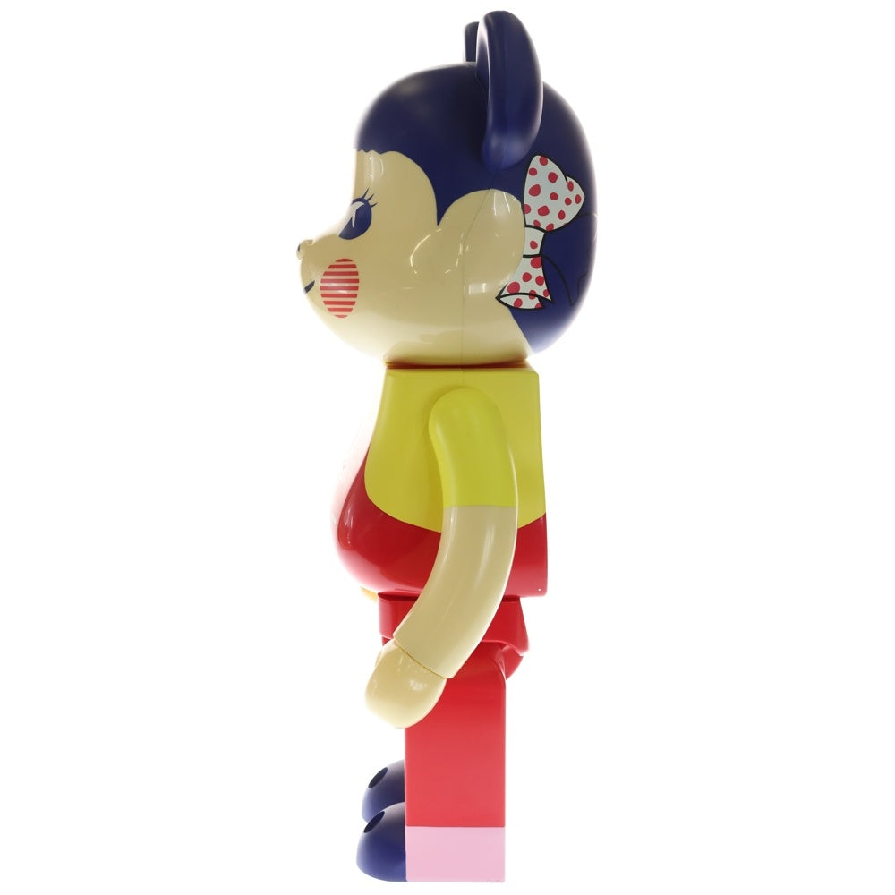 MEDICOM TOY(メディコムトイ) BE@RBRICK ベアブリック ホーロー看板 ペコちゃん 1000% フィギュア 人形 レッド/ベージュ