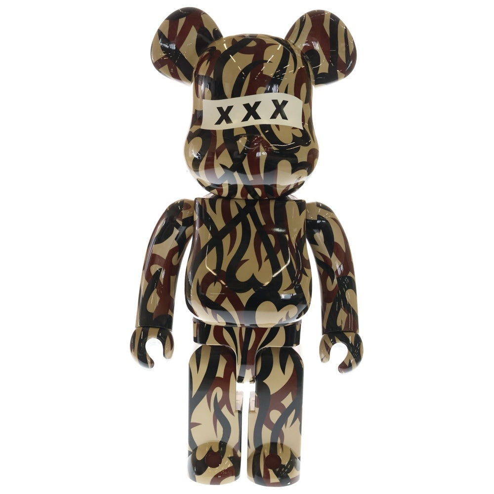 MEDICOM TOY(メディコムトイ) BE@RBRICK NUMBER (N)INE x GOD SELECTION XXX 1000% ベアブリック ゴッドセレクション ナンバーナイン フィギュア 人形 ブラウン/ベージュ