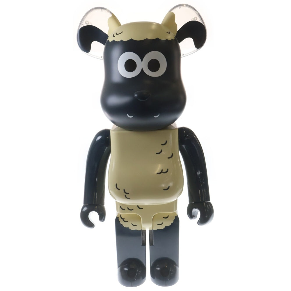 MEDICOM TOY(メディコムトイ) BE@RBRICK SHAUN ベアブリック 羊のショーン フィギュア 人形 ホワイト/ブラック