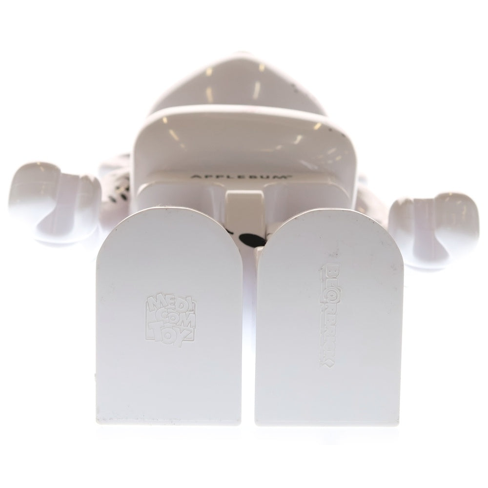 MEDICOM TOY(メディコムトイ) BE@RBRICK ×XNAS × APPLEBUM ベアブリック ナズ アップルバム ベアブリック フィギュア 人形 1000% ホワイト