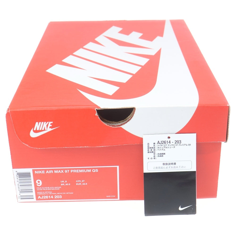 NIKE(ナイキ) AIR MAX 97 COUNTRY エアマックス 97 カントリー ローカットスニーカー オリーブ US9/27cm AJ2614-203