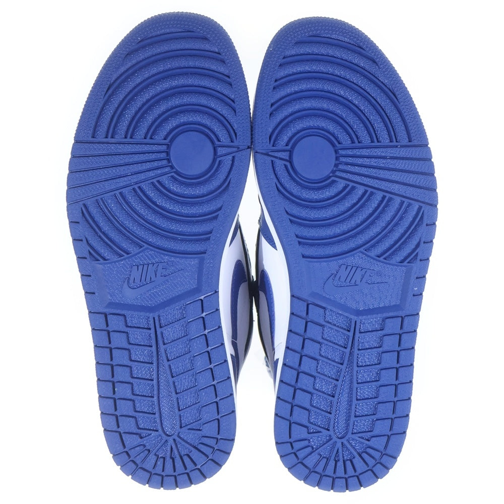 NIKE(ナイキ) AIR JORDAN 1 RETRO HIGH STORM BLUE エアジョーダン1 レトロ ハイ ストーム ブルー ハイカットスニーカー ホワイト/ブルー US9/27cm 555088-127