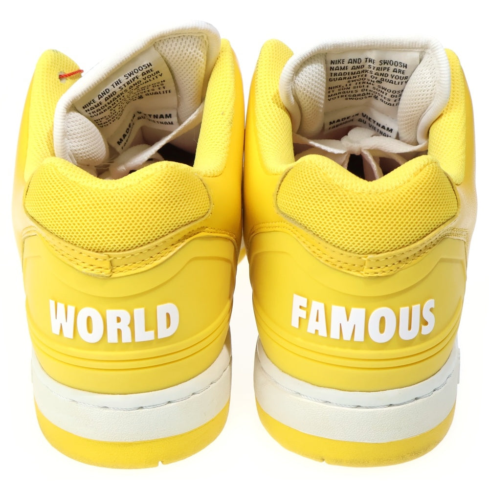 NIKE(ナイキ) 17AW ×SUPREME AIR FORCE 2 シュプリーム エアフォース2 ローカットスニーカー イエロー US9/27cm AA0871-717