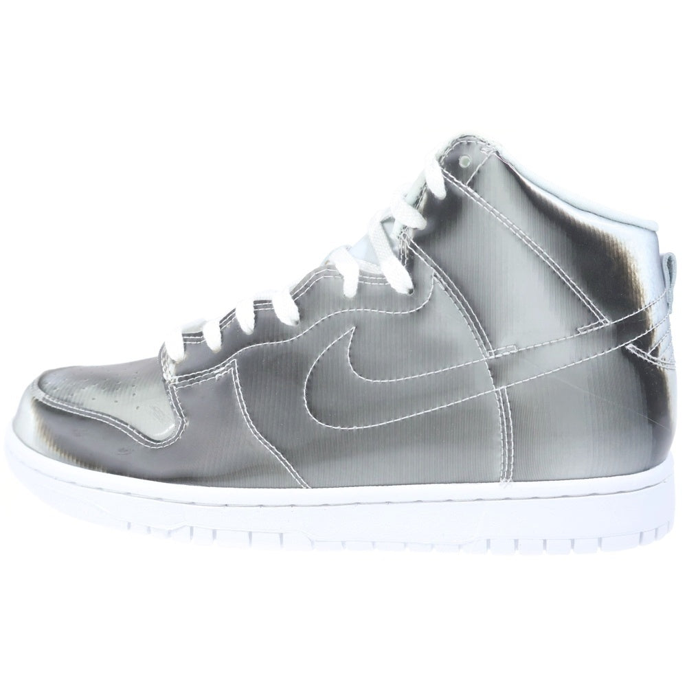 NIKE(ナイキ) ×CLOT DUNK HIGH SILVER クロット ダンク ハイカットスニーカー シルバー US9/27cm DH4444-900