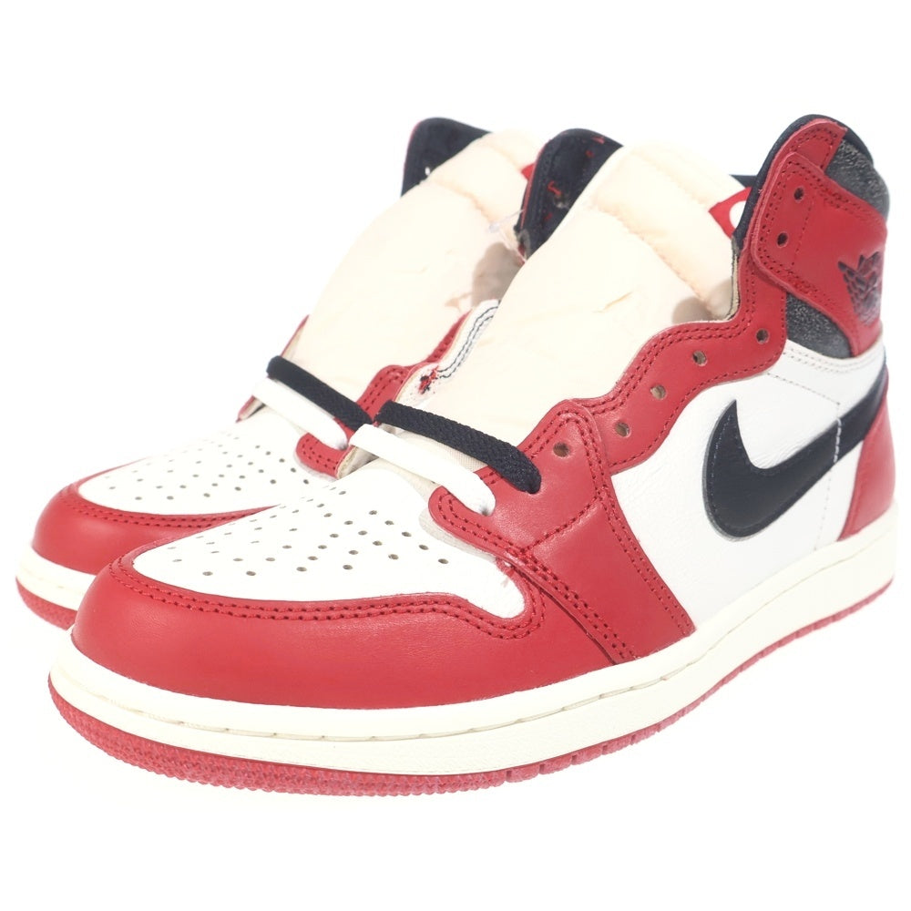 NIKE(ナイキ) AIR JORDAN1 RETRO HIGH OG LOST&FOUND CHICAGO エアジョーダン1 レトロ ロスト&ファウンド シカゴ ハイカットスニーカー レッド/ホワイト US9/27cm DZ5485-612