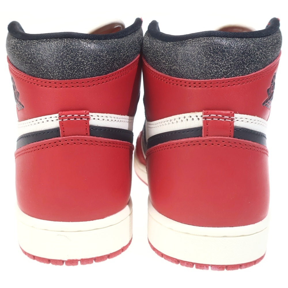 NIKE(ナイキ) AIR JORDAN1 RETRO HIGH OG LOST&FOUND CHICAGO エアジョーダン1 レトロ ロスト&ファウンド シカゴ ハイカットスニーカー レッド/ホワイト US9/27cm DZ5485-612
