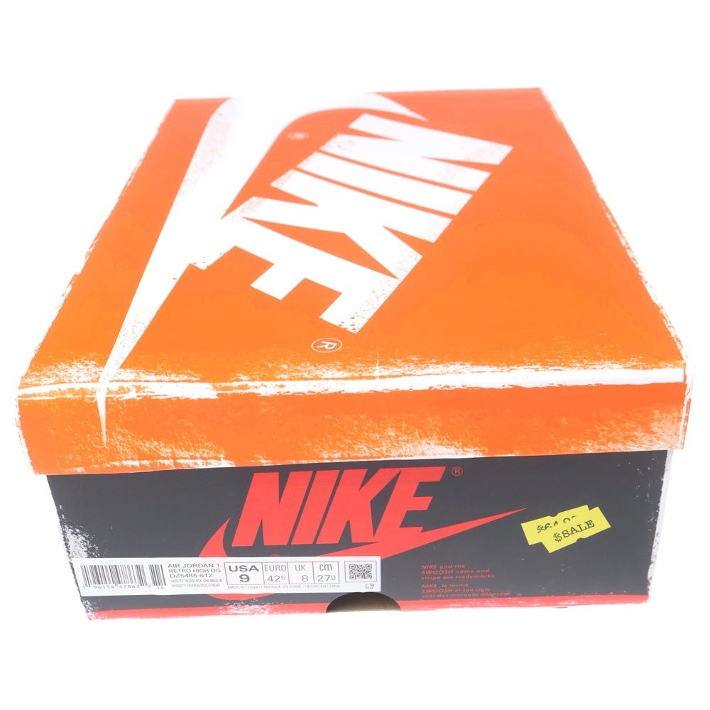 NIKE(ナイキ) AIR JORDAN1 RETRO HIGH OG LOST&FOUND CHICAGO エアジョーダン1 レトロ ロスト&ファウンド シカゴ ハイカットスニーカー レッド/ホワイト US9/27cm DZ5485-612