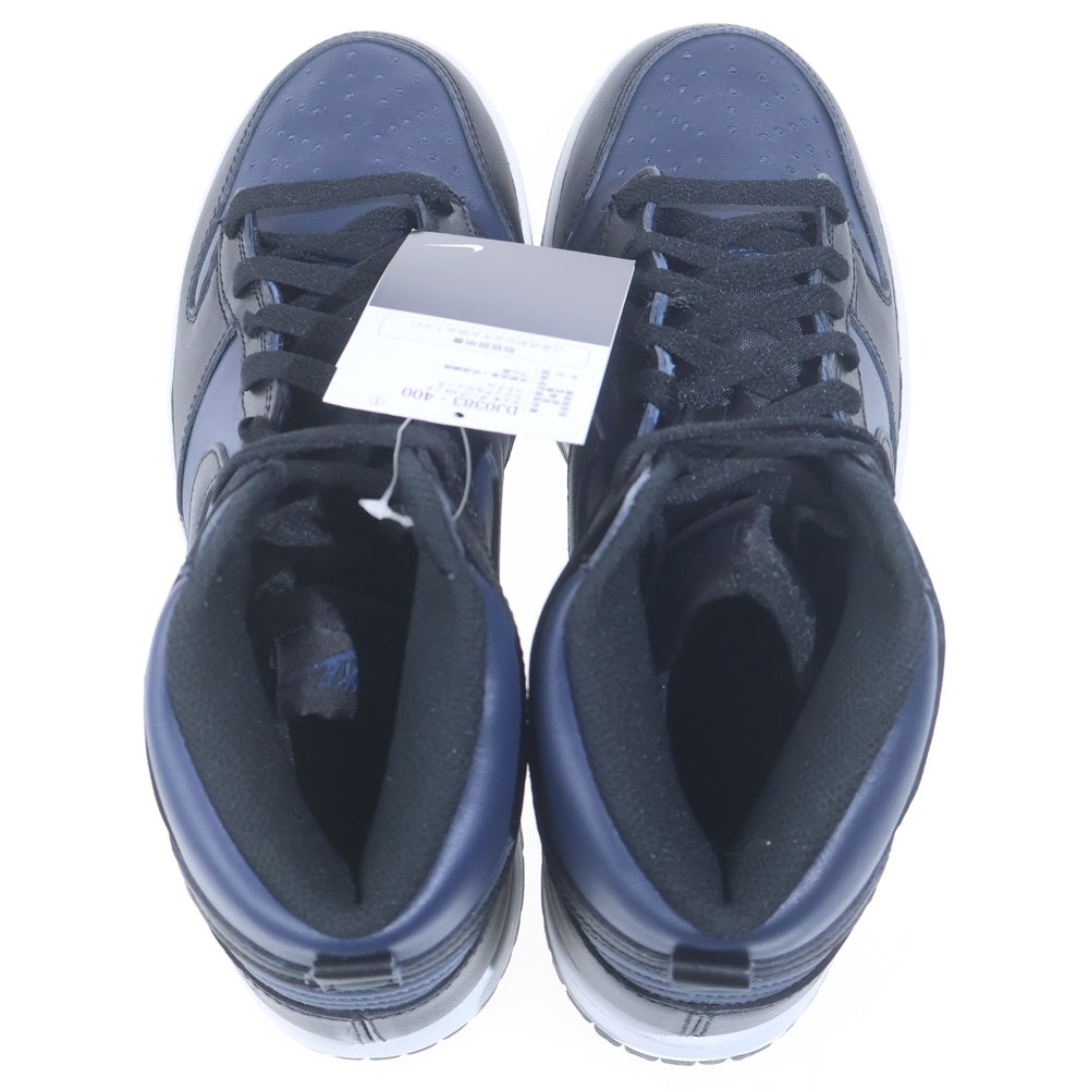NIKE(ナイキ) ×FRAGMENT DESIGN DUNK HIGH TOKYO フラグメントデザイン ダンク 東京 ハイカットスニーカー ブラック/ネイビー US9/27cm DJ0383-400