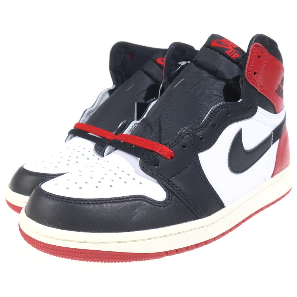 NIKE(ナイキ) AIR JORDAN 1 RETRO HIGH OG BLACK TOE REIMAGINED エアジョーダン1 レトロ ブラックトゥリイマジンド ハイカットスニーカー DZ5485-106