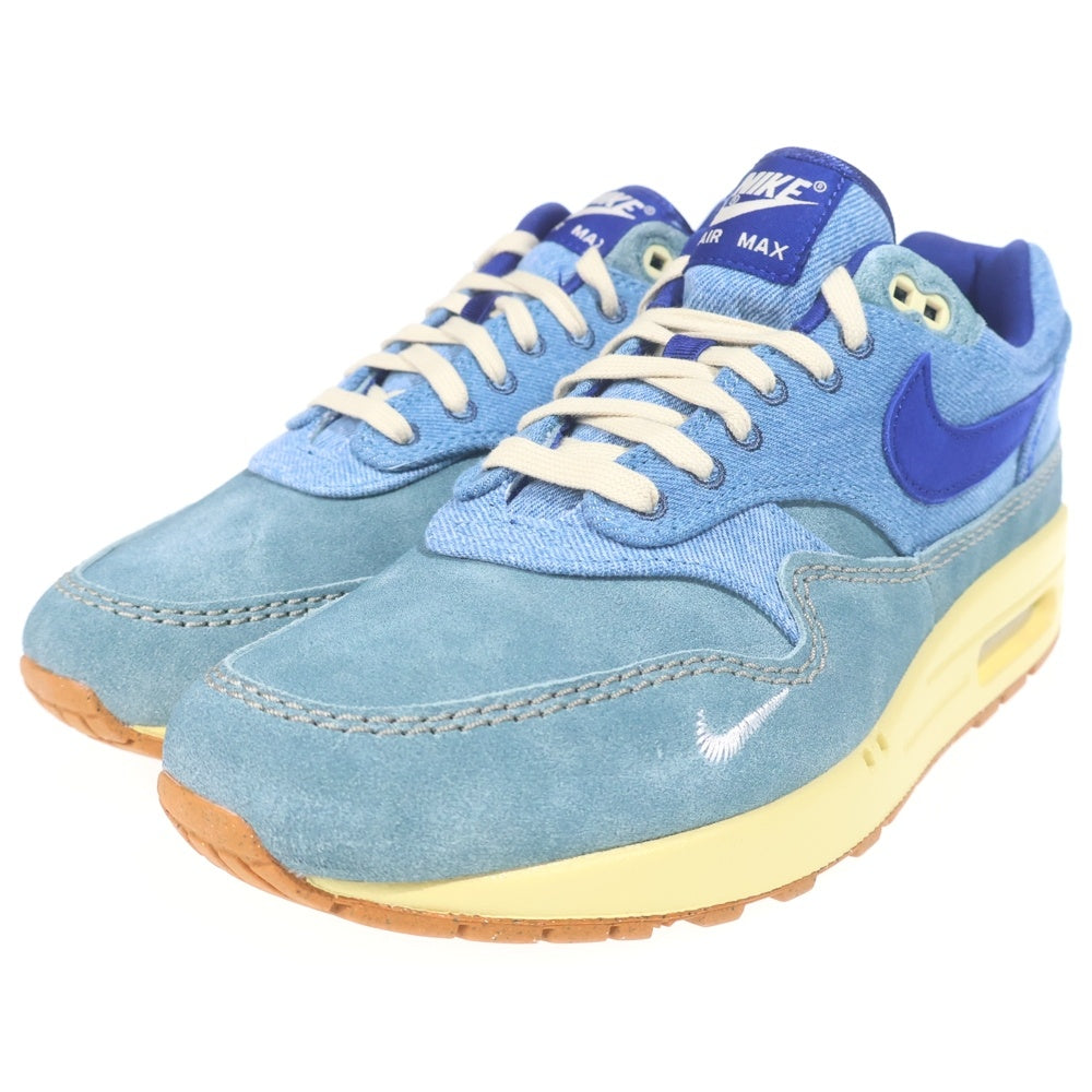 NIKE(ナイキ) AIR MAX 1 PRM DIRTY DENIM エアマックス1 ダーティデニム ローカットスニーカー インディゴ US9/27cm DV3050-300
