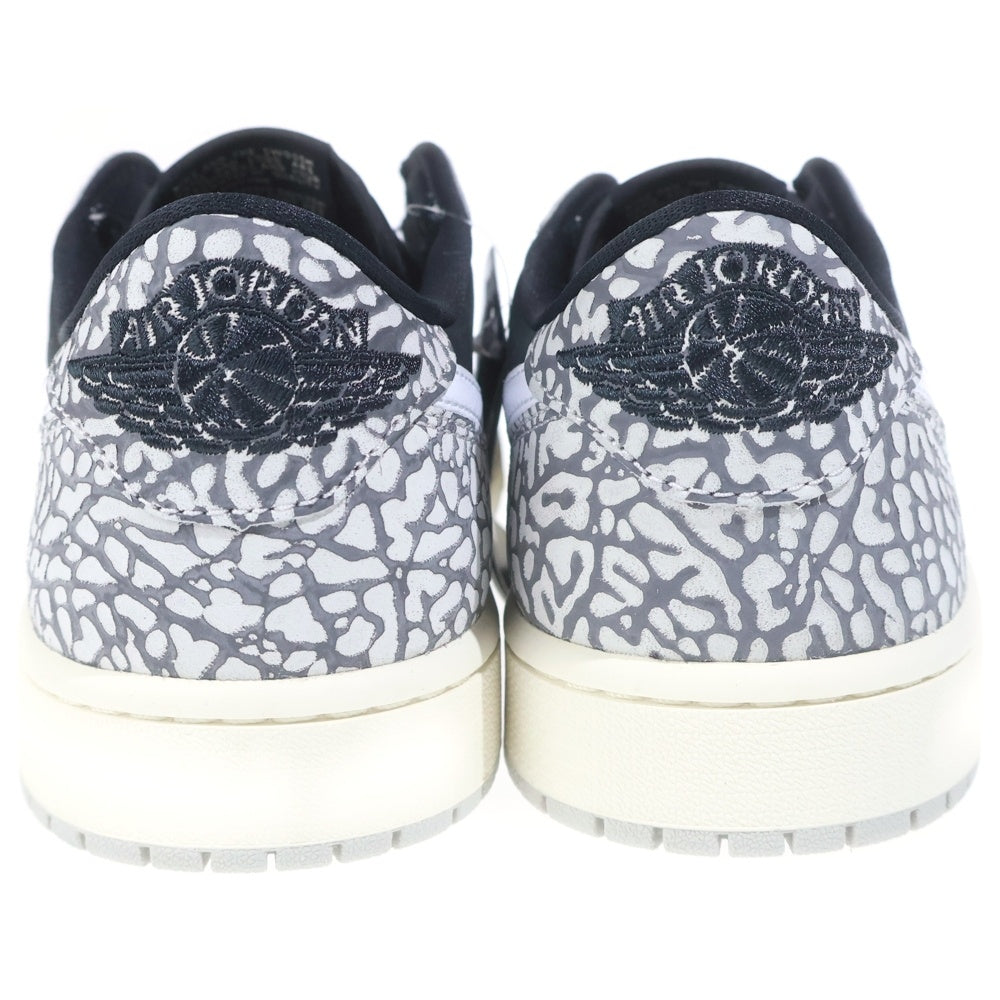 NIKE(ナイキ) AIR JORDAN 1 RETRO LOW OG BLACK CEMENT エアジョーダン1 レトロ ブラックセメント ローカットスニーカー グレー/ブラック US9/27cm CZ0790-001