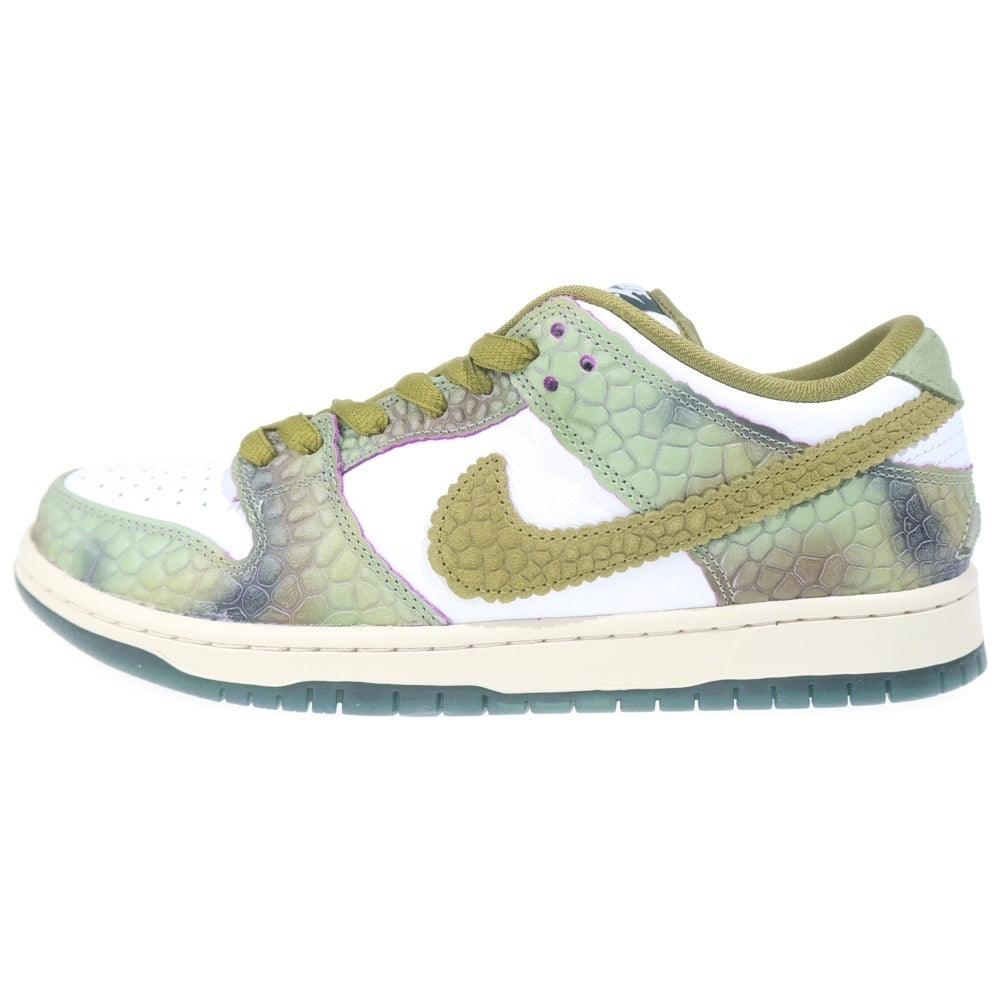NIKE SB(ナイキエスビー) ×ALEXIS SABLONE DUNK LOW PRO WHITE AND PACIFIC MOSS アレクシスサブローン ダンク プロ ローカットスニーカー ホワイト/グリーン US9/27cm HJ3386-300