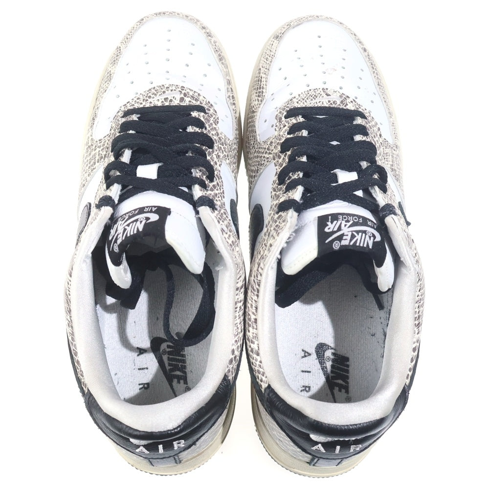 NIKE(ナイキ) AIR FORCE 1 LOW COCOA SNAKE エアフォース1 ロー ココアスネーク ローカットスニーカー ホワイト US9/27cm 845053-104
