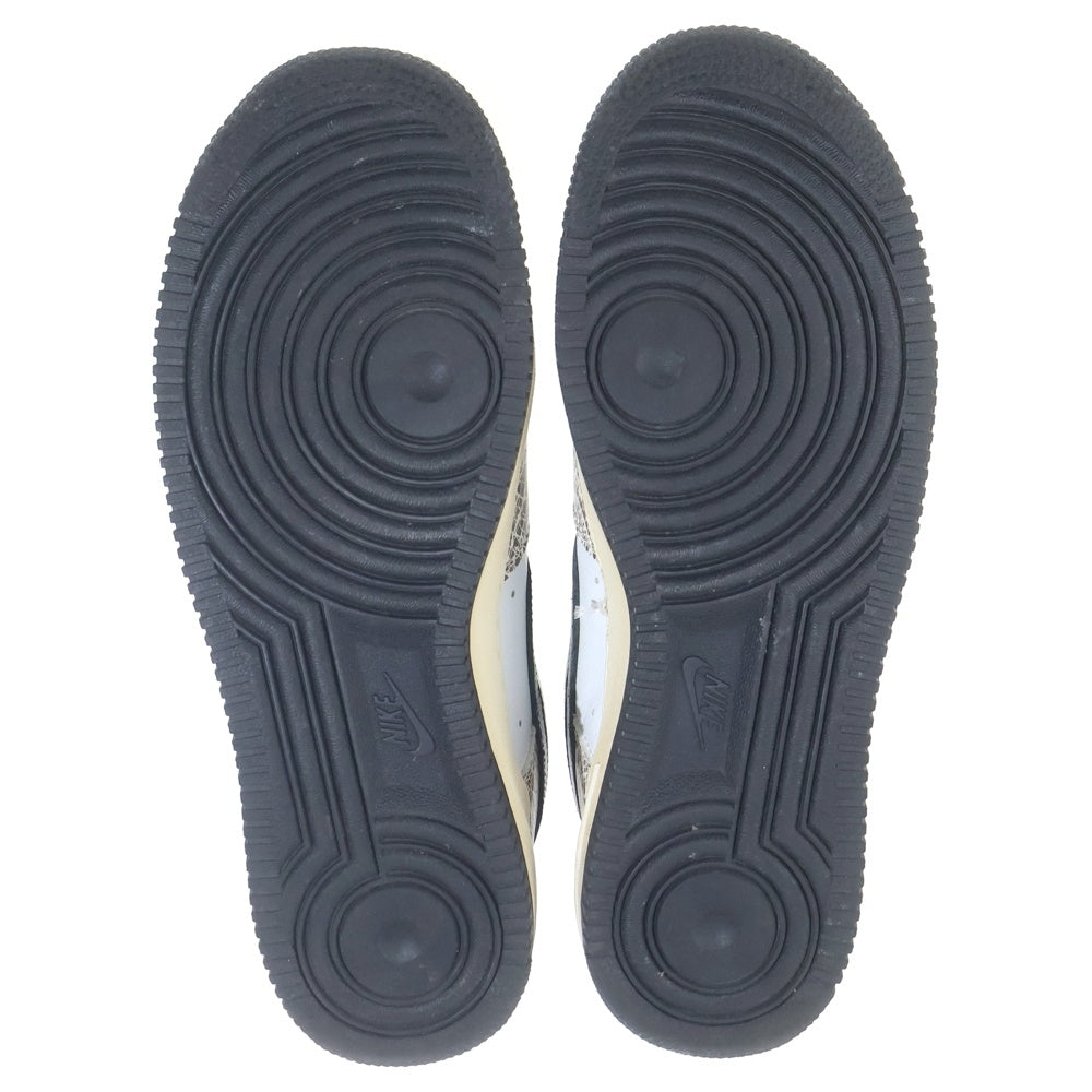 NIKE(ナイキ) AIR FORCE 1 LOW COCOA SNAKE エアフォース1 ロー ココアスネーク ローカットスニーカー ホワイト US9/27cm 845053-104