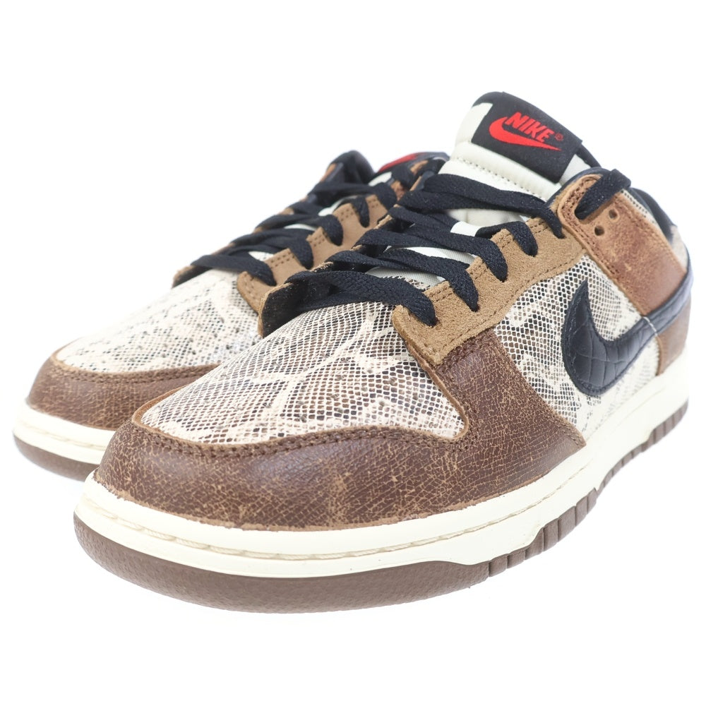 NIKE(ナイキ) DUNK LOW PRM HEAD 2 HEAD CO DOT JP ダンク プレミアム ヘッドトゥヘッド ローカットスニーカー ブラウン US9/27cm FJ5434-120