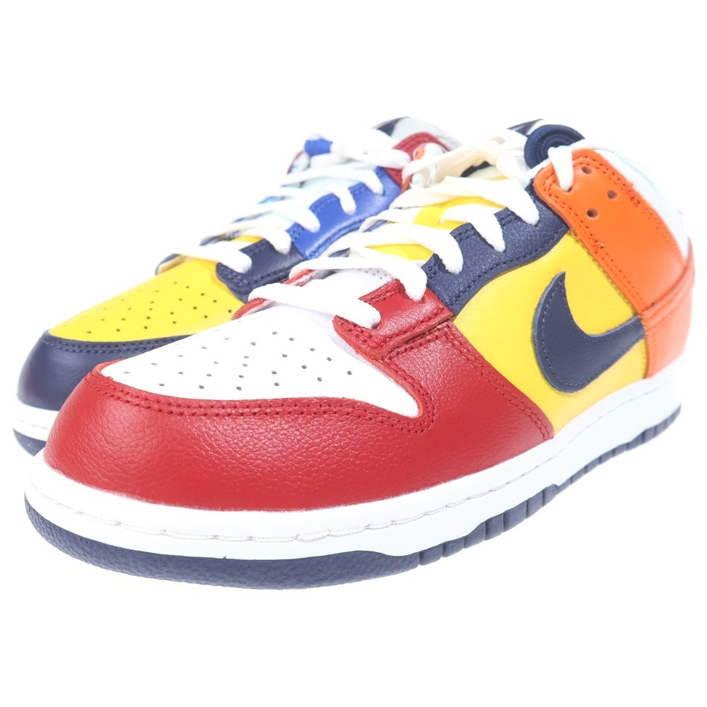 NIKE(ナイキ) DUNK LOW CO.JP WHAT THE MIDNIGHT NAVY AND VARSITY ダンク ワット ザ ローカットスニーカー マルチ US9/27cm IB2051-400