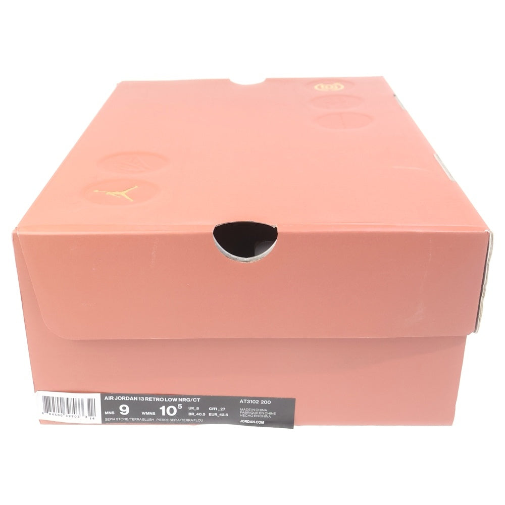 NIKE(ナイキ) AIR JORDAN 13 RETRO LOW CLOT SEPIA STONE エアジョーダン13 レトロ クロット セピアストーン ローカットスニーカー ピンク US9/27cm AT3102-200