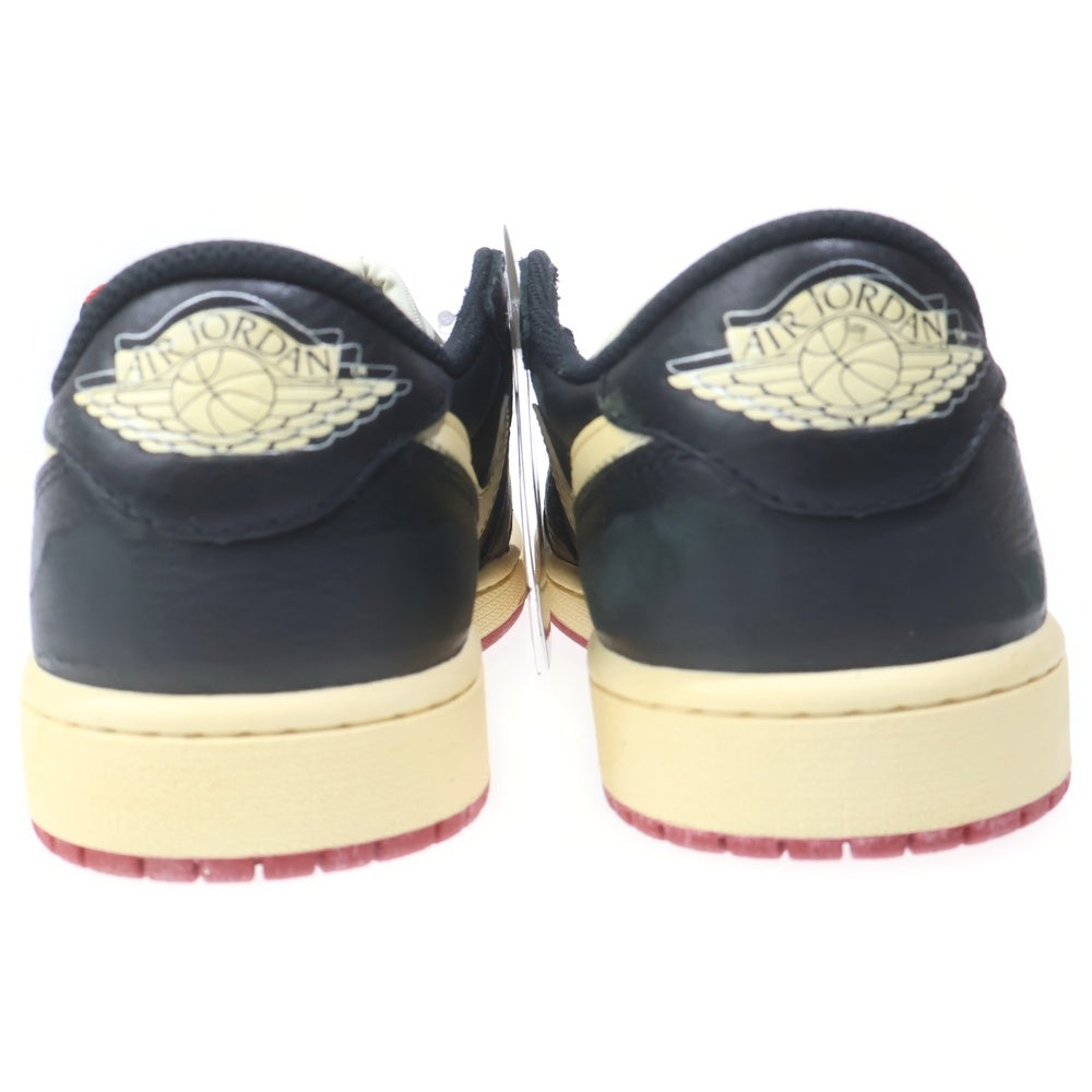 NIKE(ナイキ) ×Nigel Sylvester AIR JORDAN 1 RETRO LOW OG ナイジェルシルベスター エアジョーダン1 レトロ ローカットスニーカー ブラック US9/27cm IB8958-001