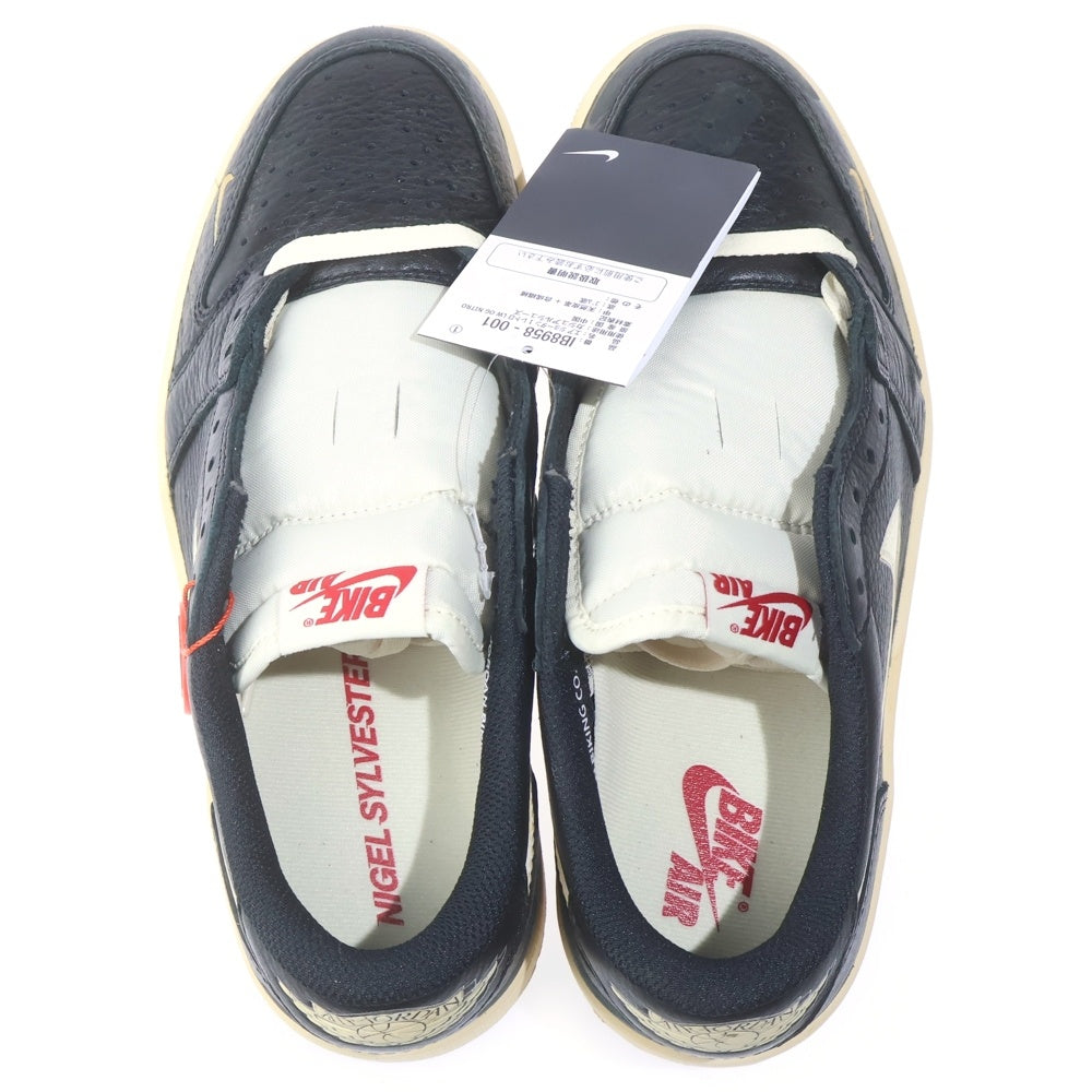 NIKE(ナイキ) ×Nigel Sylvester AIR JORDAN 1 RETRO LOW OG ナイジェルシルベスター エアジョーダン1 レトロ ローカットスニーカー ブラック US9/27cm IB8958-001