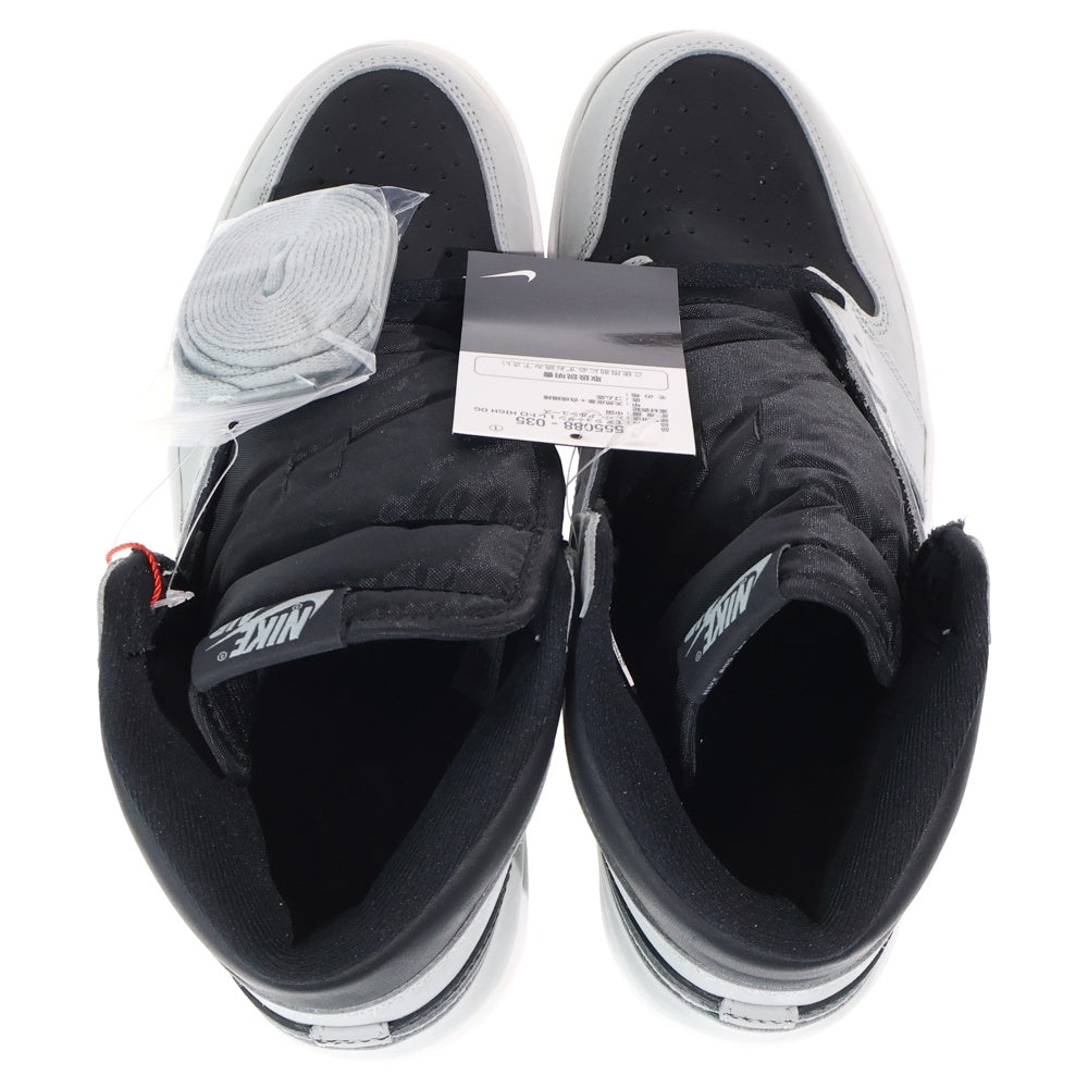 NIKE(ナイキ) AIR JORDAN 1 HIGH OG SHADOW 2.0 エアジョーダン1 シャドウ 2.0 ハイカットスニーカー グレー US9.5/27.5cm 555088-035