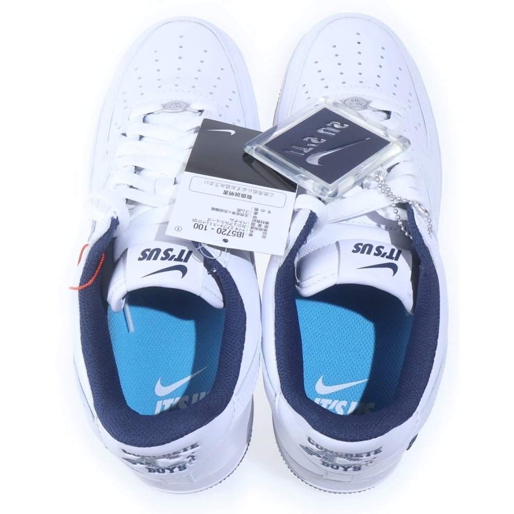 NIKE(ナイキ) US FORCE 1 LOW CONCRETE BOYS IB5720-100 アスフォース1 ローカットスニーカー ホワイト US9/27cm