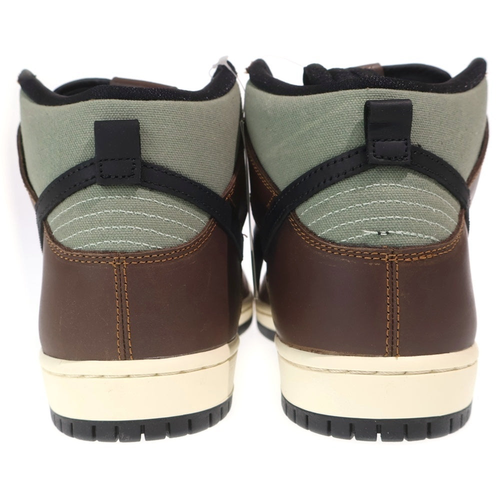 NIKE SB(ナイキエスビー) DUNK HIGH BAROQUE BROWN BQ6826-201 ダンク バロックブラウン ハイカットスニーカー ブラウン/カーキ US9/27cm