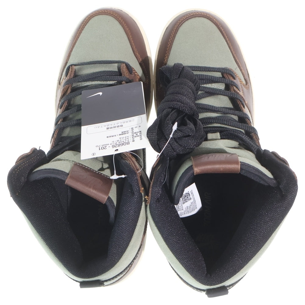 NIKE SB(ナイキエスビー) DUNK HIGH BAROQUE BROWN BQ6826-201 ダンク バロックブラウン ハイカットスニーカー ブラウン/カーキ US9/27cm