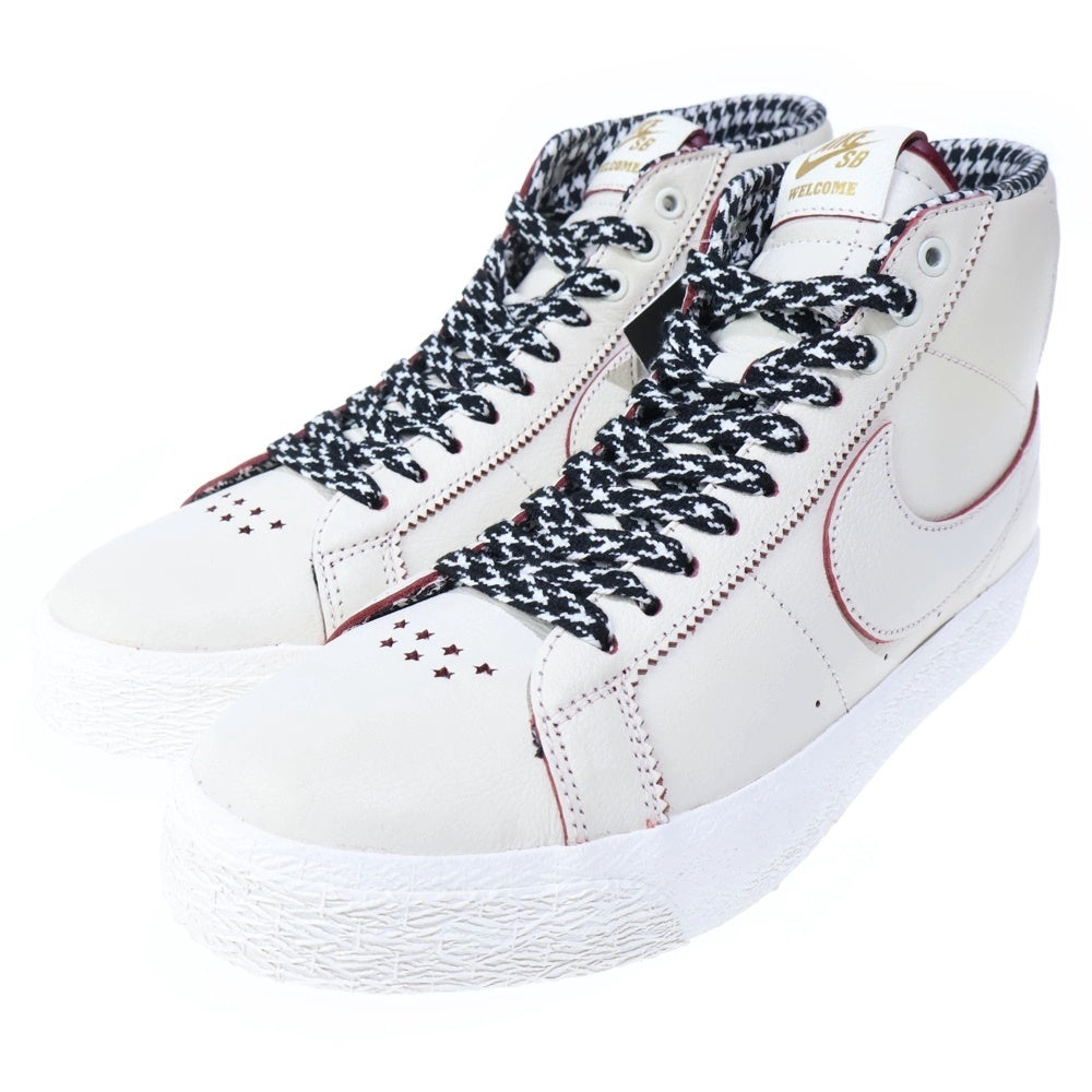 NIKE SB(ナイキエスビー) ×ウェルカムスケートボーディング ズームブレザー ミッドカットスニーカー FQ0795-100 US9/27cm