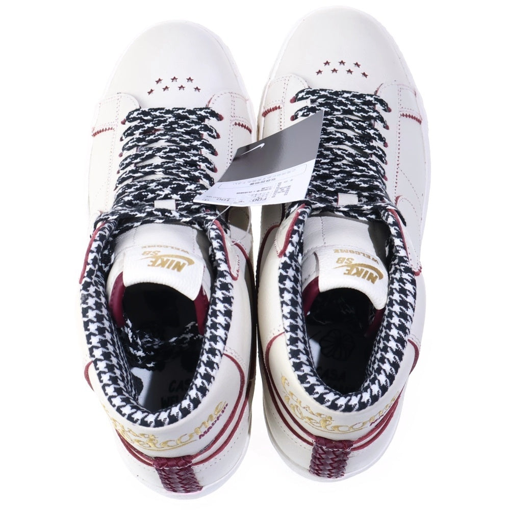 NIKE SB(ナイキエスビー) ×ウェルカムスケートボーディング ズームブレザー ミッドカットスニーカー FQ0795-100 US9/27cm