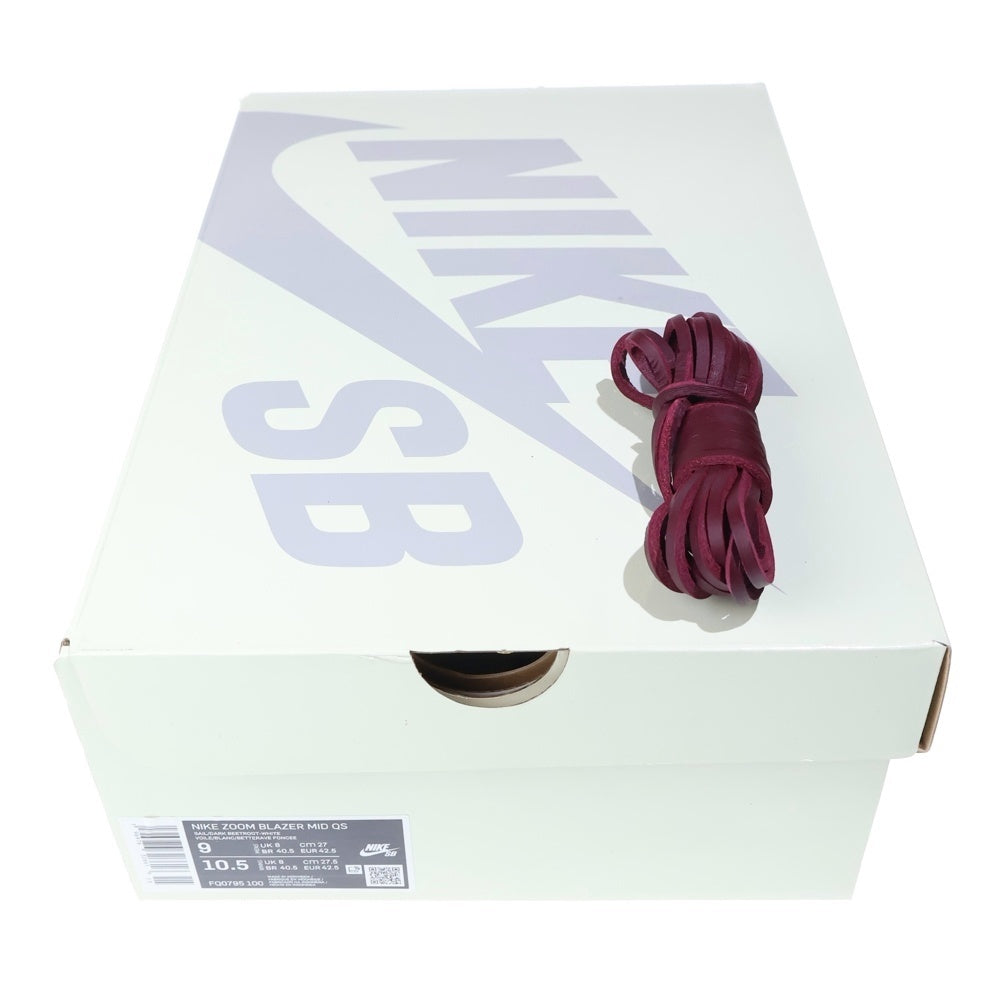 NIKE SB(ナイキエスビー) ×ウェルカムスケートボーディング ズームブレザー ミッドカットスニーカー FQ0795-100 US9/27cm