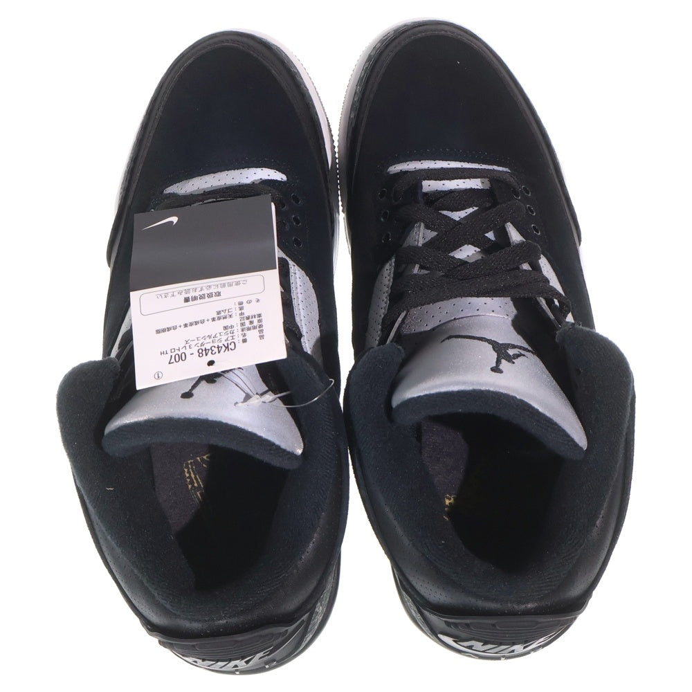 NIKE(ナイキ) AIR JORDAN 3 RETRO TINKER エアジョーダン3 レトロ ティンカー ハイカットスニーカー ブラック US9.5/27.5cm CK4348-007