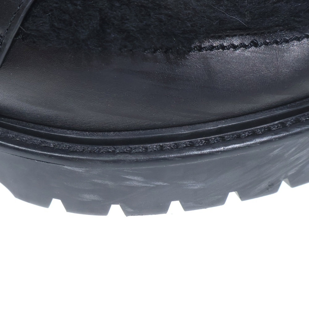 HERMES(エルメス) アイコン モカシン ケリーファー レザー ローファー ブラック