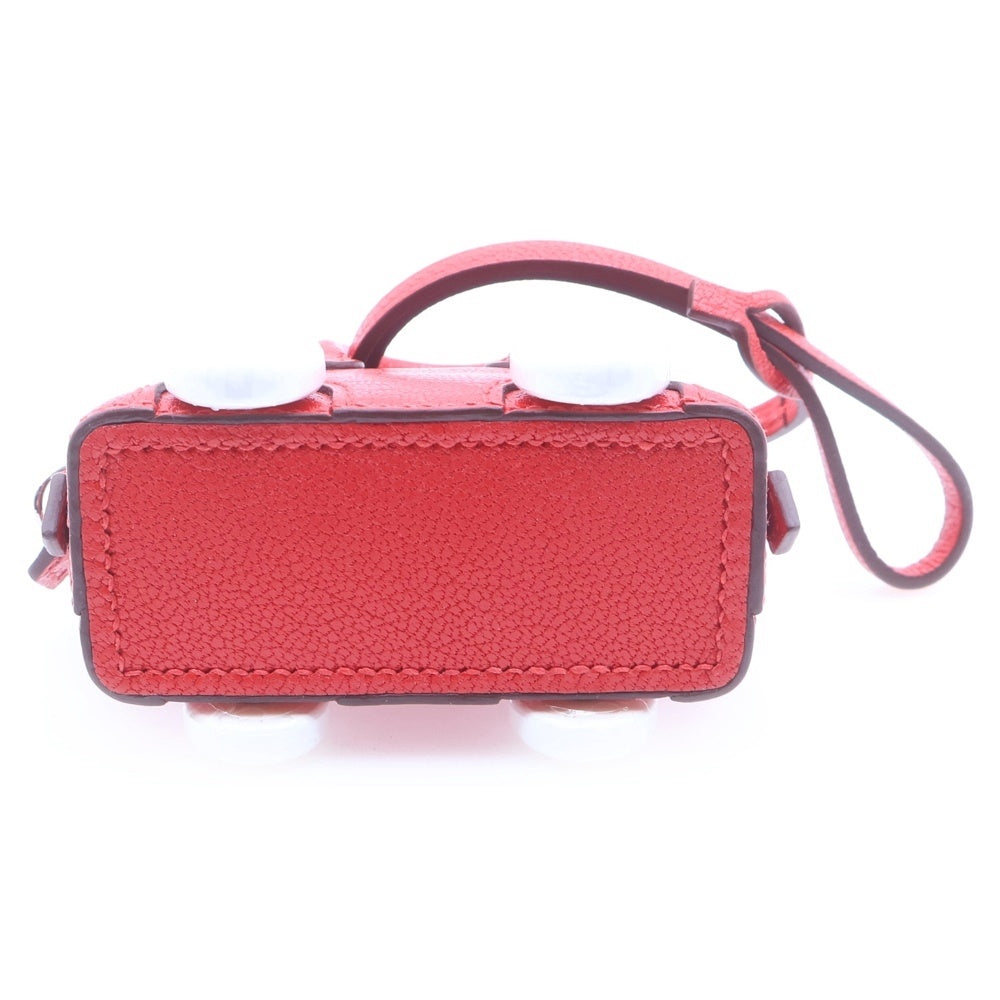 HERMES(エルメス) チャーム ボリード オン ホイールズ シェブルミゾル ルージュクー レッド レディース