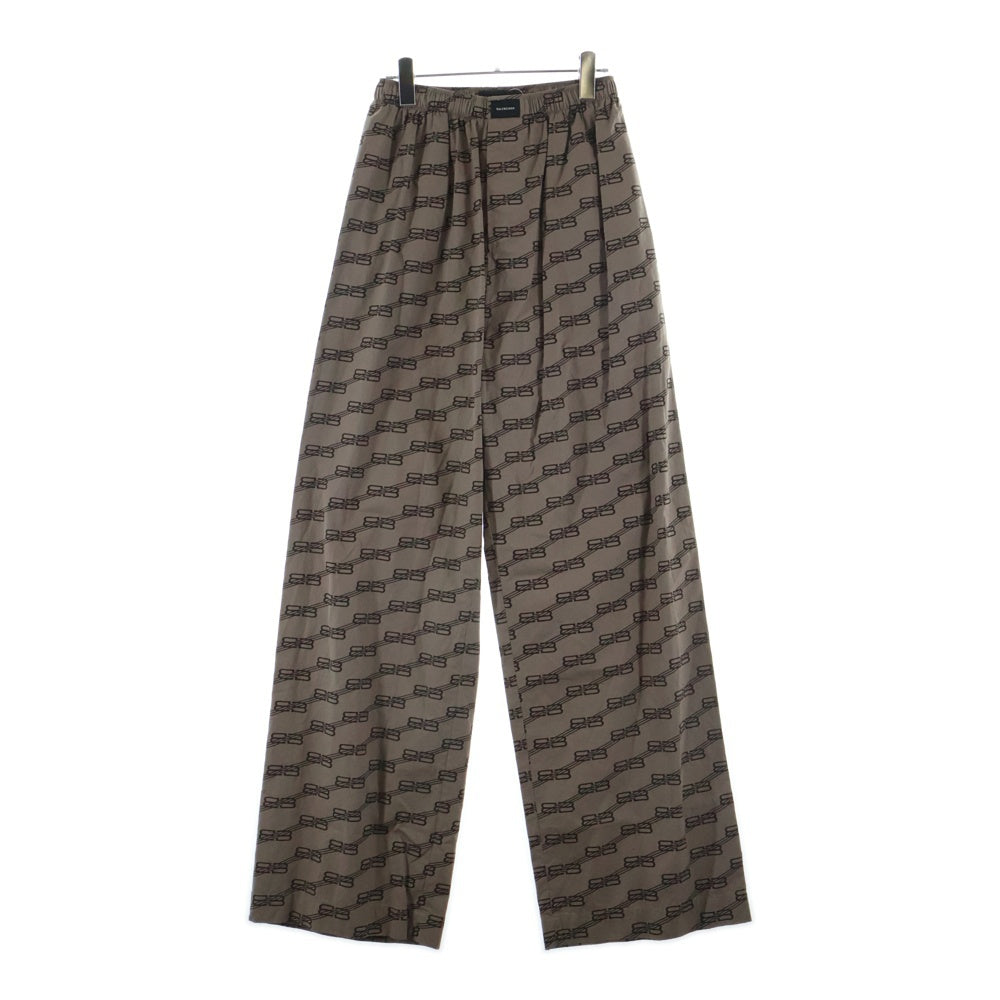 BALENCIAGA(バレンシアガ) 23SS BBモノグラム パジャマパンツ ベージュ 658883 TML36