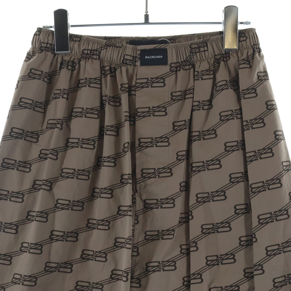 BALENCIAGA(バレンシアガ) 23SS BBモノグラム パジャマパンツ ベージュ 658883 TML36