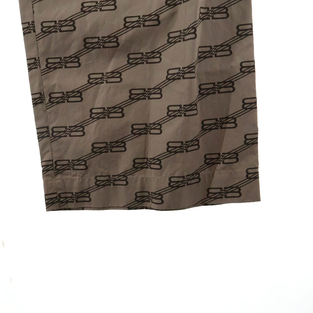 BALENCIAGA(バレンシアガ) 23SS BBモノグラム パジャマパンツ ベージュ 658883 TML36