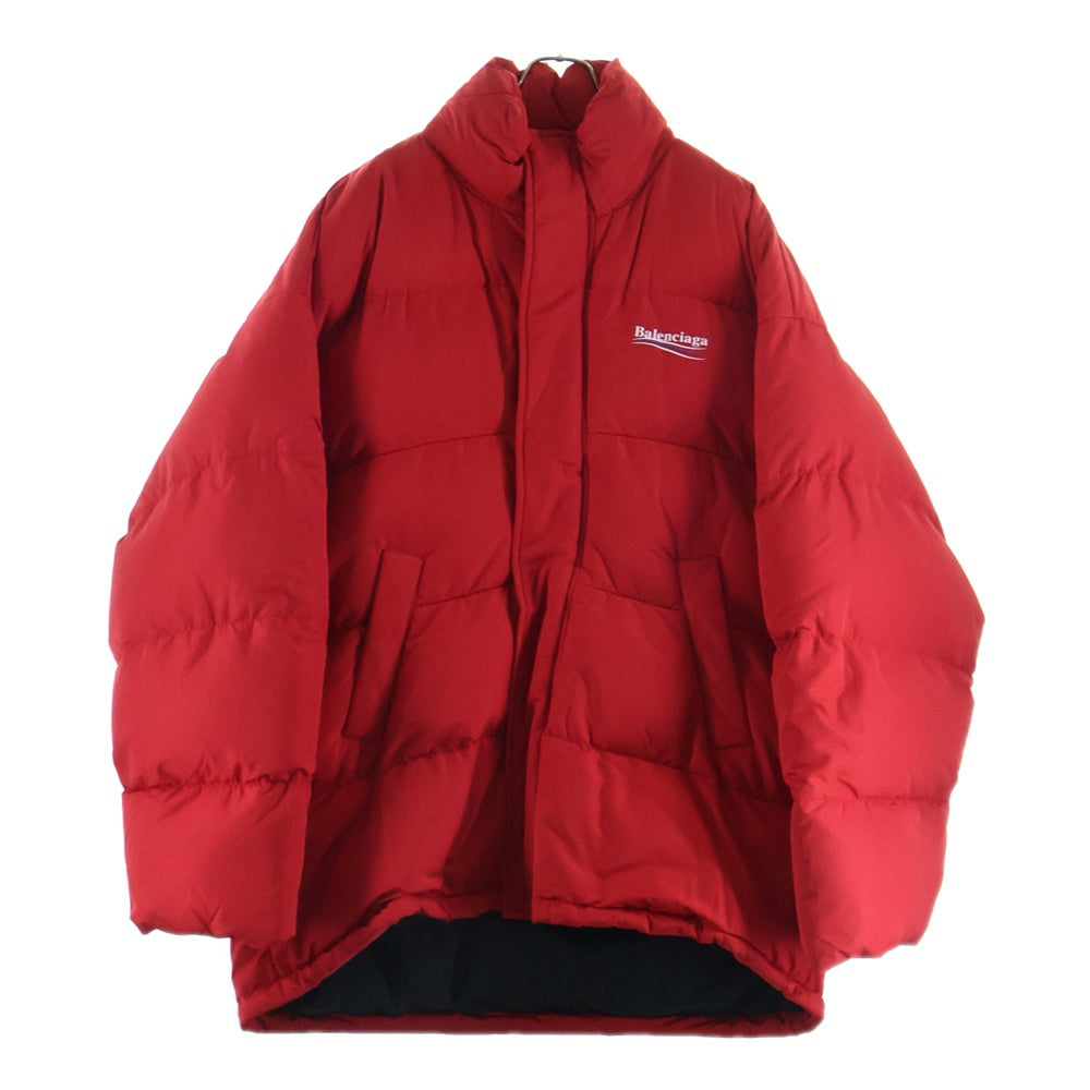 BALENCIAGA(バレンシアガ) 23AW キャンペーンロゴ ダウンジャケット レッド 758045 TYD36