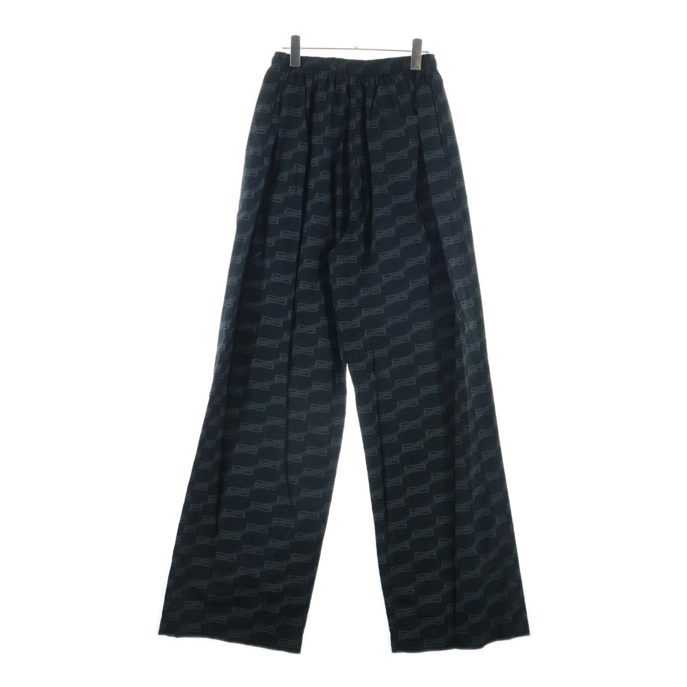 BALENCIAGA(バレンシアガ) 22AW BBモノグラム パジャマパンツ ブラック 658883 TML36