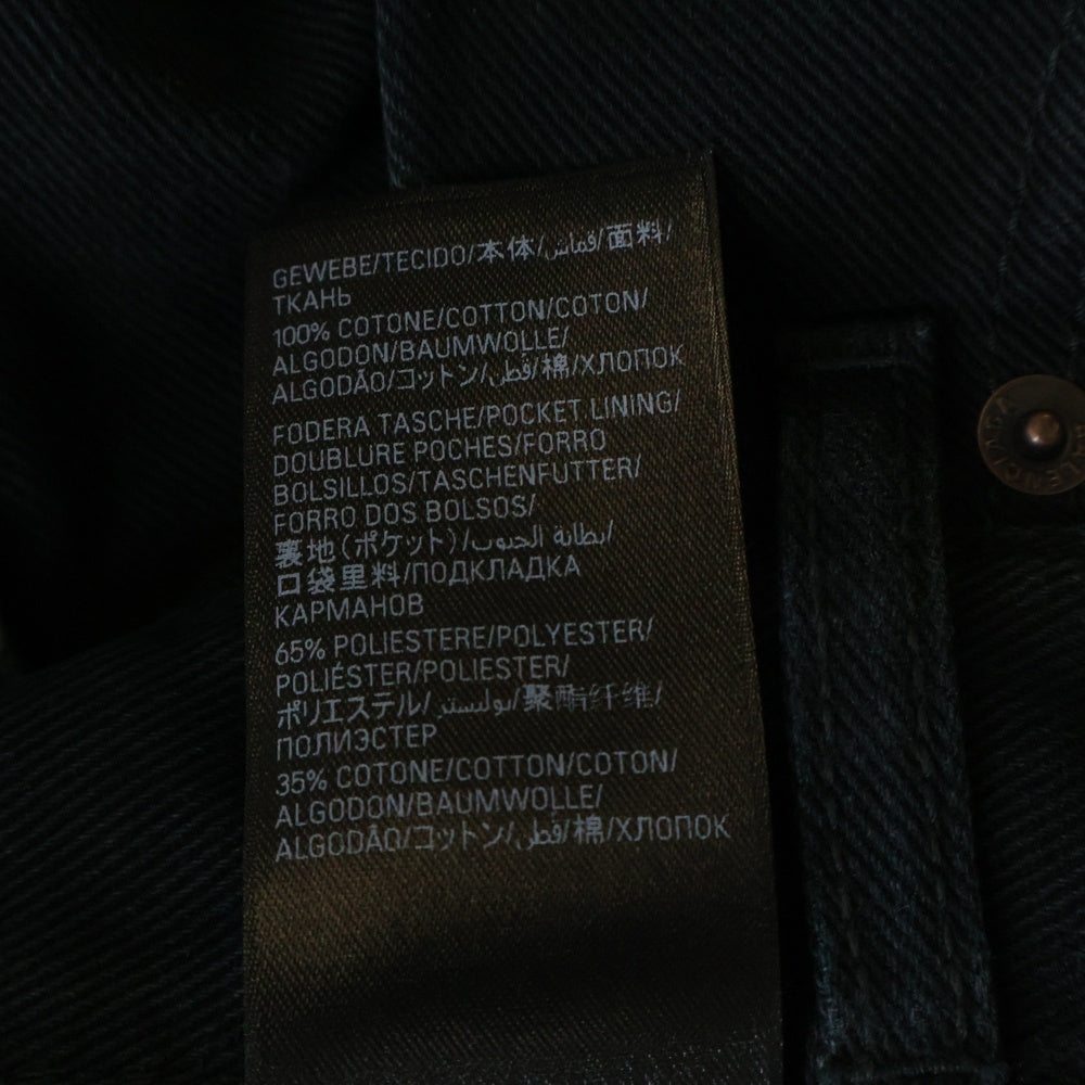 BALENCIAGA(バレンシアガ) 23AW ダブルサイドワイドデニムパンツ ブラック 767983 TNW11