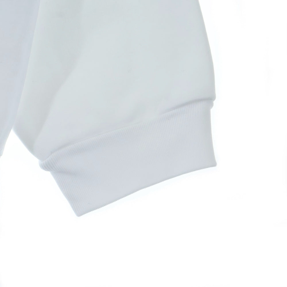 BALENCIAGA(バレンシアガ) キャンペーンロゴ刺繍 スウェットプルオーバーパーカー ホワイト 600583