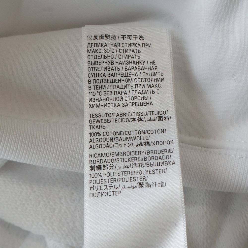 BALENCIAGA(バレンシアガ) キャンペーンロゴ刺繍 スウェットプルオーバーパーカー ホワイト 600583