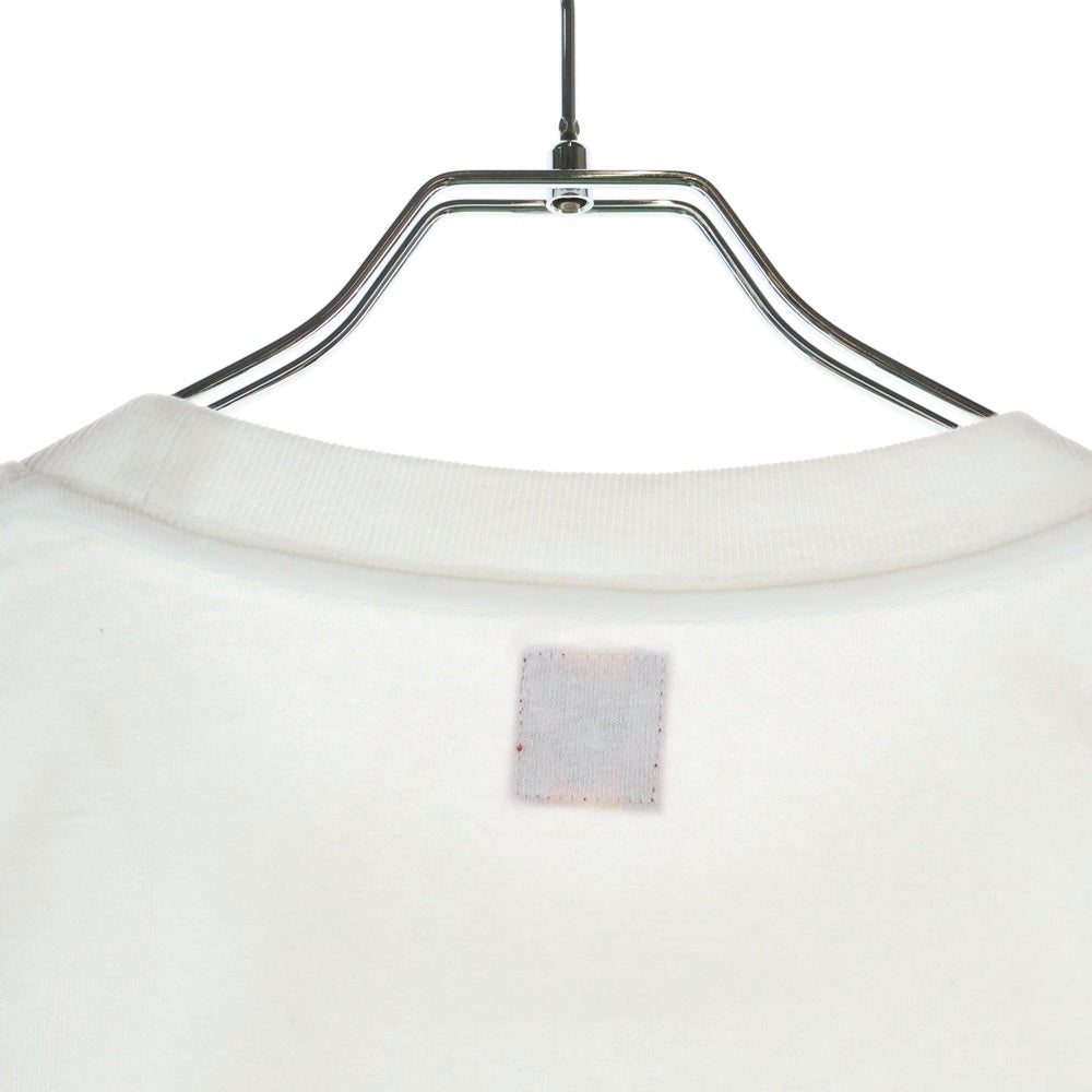 HUMAN MADE(ヒューマンメイド) GRAPHIC L/S T-SHIRT ロゴプリントクルーネック ロングスリーブ 長袖Tシャツ カットソー ホワイト HM28CS036