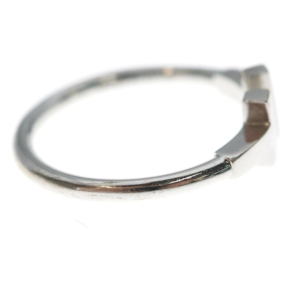 TIFFANY & Co.(ティファニー) K18WG Tワイヤー リング ホワイトゴールド レディース