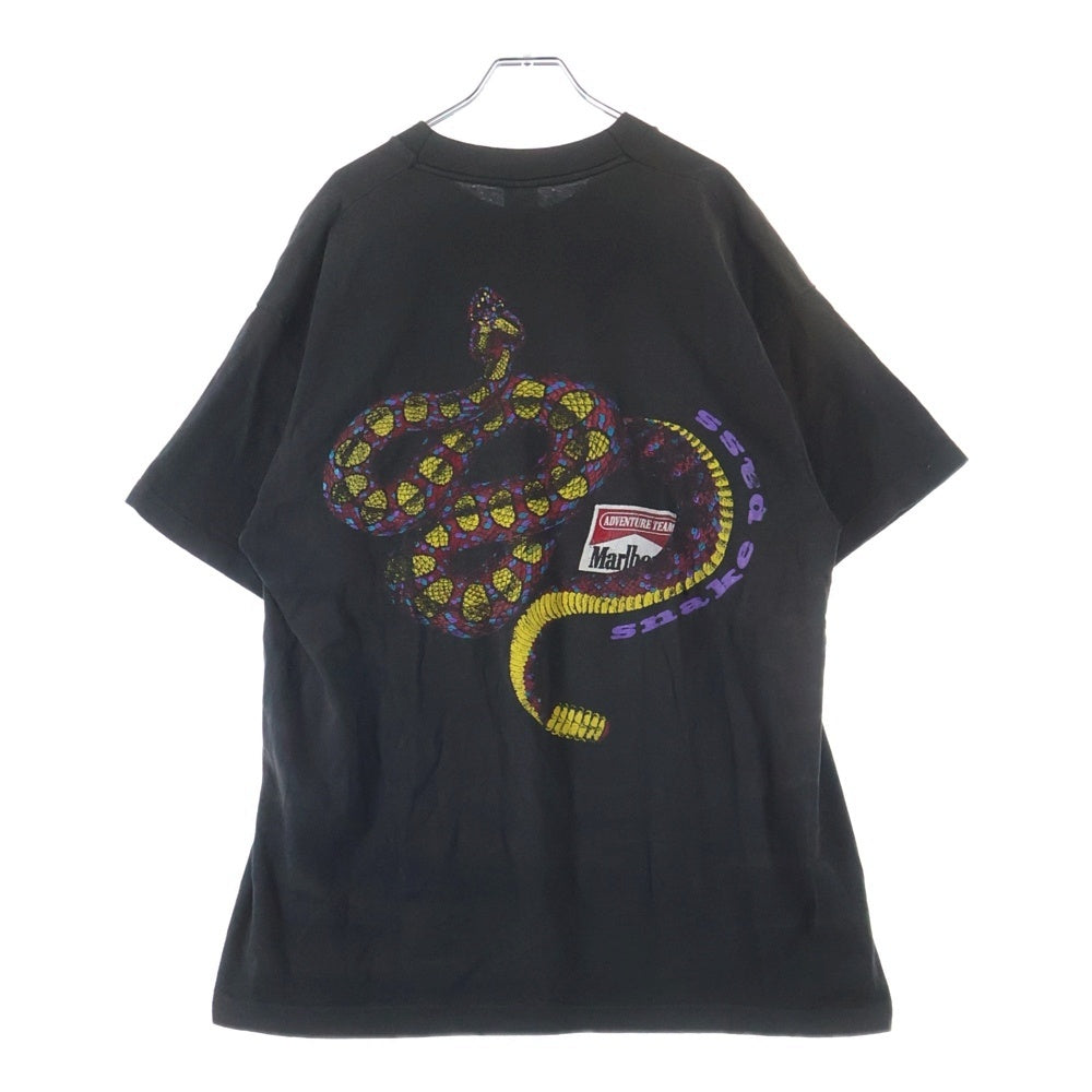 VINTAGE(ヴィンテージ) 90S MARLBORO SNAKE PASS POCKET TEE ヴィンテージ マルボロ スネークパス ポケット半袖Tシャツ カットソー ブラック
