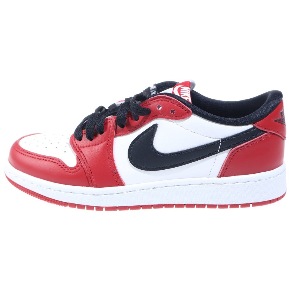 NIKE(ナイキ) GS AIR JORDAN 1 RETRO LOW OG CHICAGO エアジョーダン1 レトロ シカゴ ローカットスニーカー ホワイト/レッド US5Y/23.5cm HQ6999-600 レディース