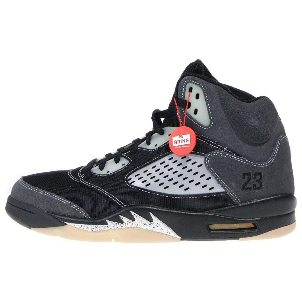 NIKE(ナイキ) AIR JORDAN 5 ANTHRACITE エア ジョーダン 5 アンスラサイト ハイカットスニーカー ブラック US14/32cm DB0731-001