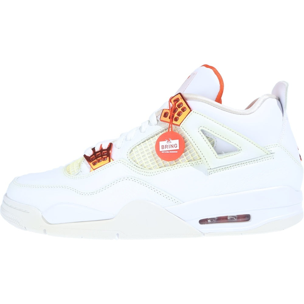 NIKE(ナイキ) AIR JORDAN 4 RETRO TEAM ORANGE エアジョーダン4 レトロ チームオレンジ ハイカットスニーカー ホワイト/オレンジ US14/32cm CT8527-118