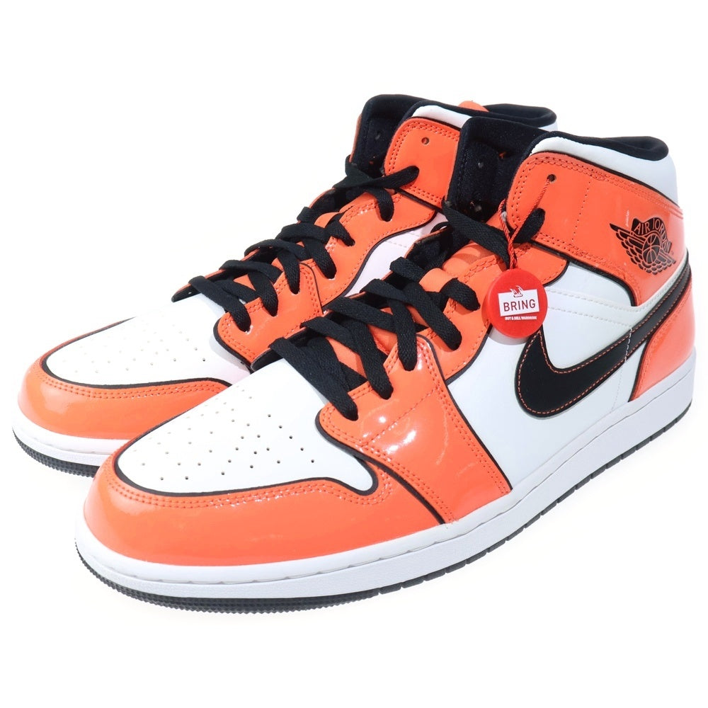 NIKE(ナイキ) AIR JORDAN 1 MID SE TURF ORANGE エアジョーダン1 ターフオレンジ ミッドカットスニーカー オレンジ/ホワイト US14/32cm DD6834-802